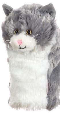 Daphne's Grey And White Cat driver headcover, kočka