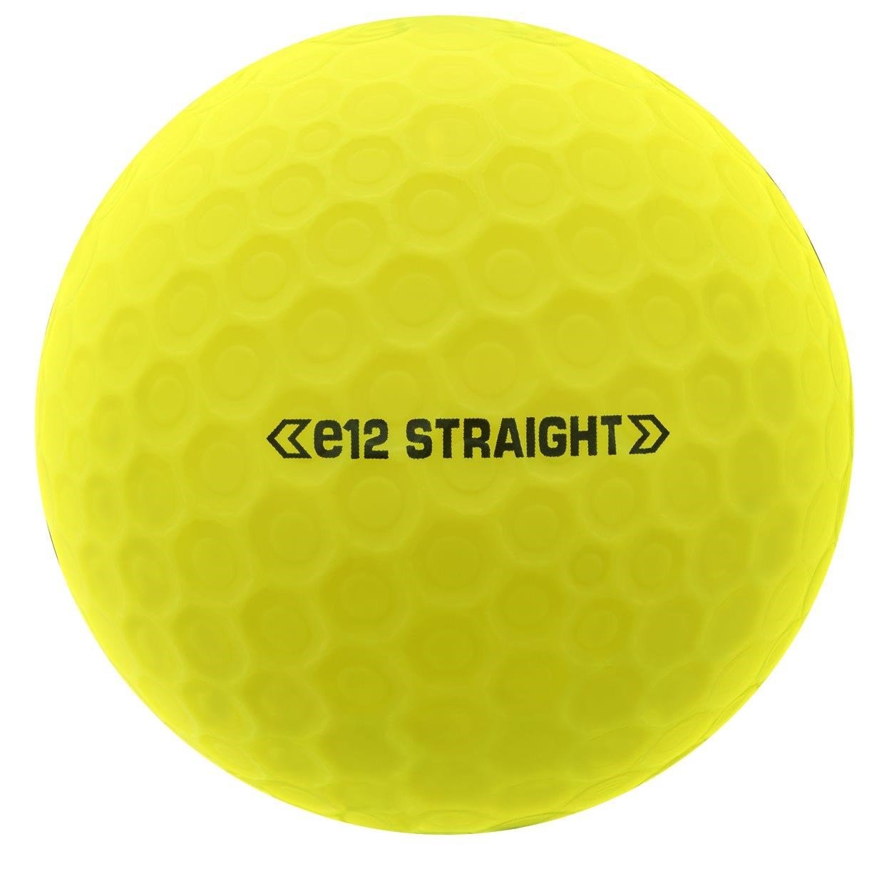 Bridgestone e12 Straight MindSet golfové míčky, žluté