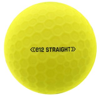 Bridgestone e12 Straight MindSet golfové míčky, žluté