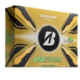 Bridgestone e12 Straight MindSet golfové míčky, zelené