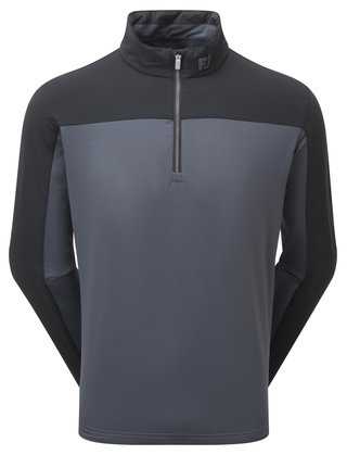 FootJoy ThermoSeries Hybrid Midlayer pánská mikina, šedo/černá