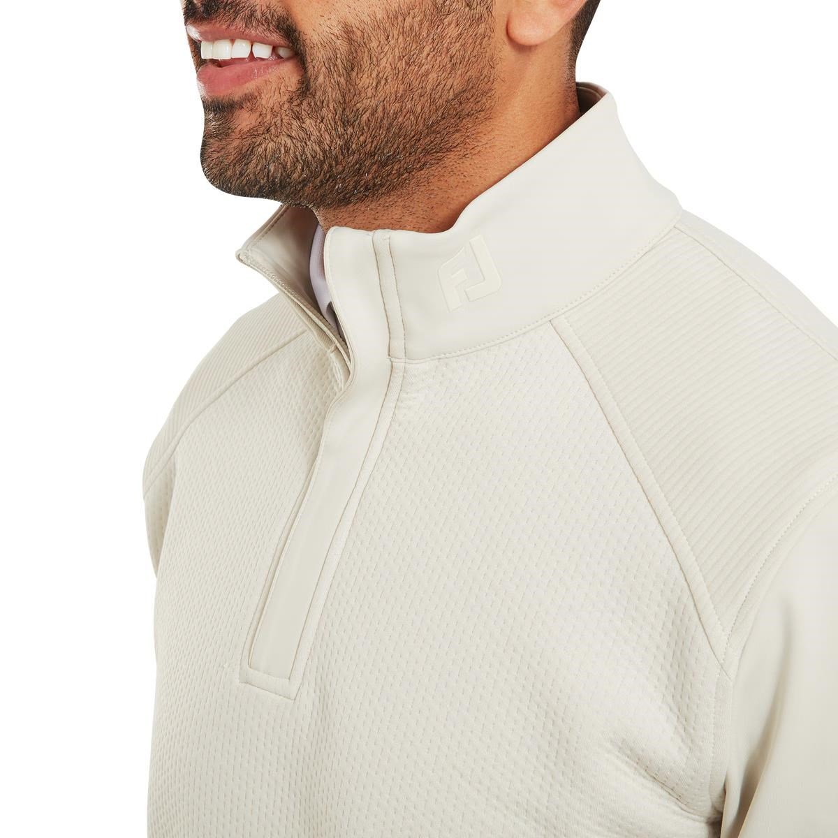 Footjoy ThermoSeries Ottoman Midlayer pánská mikina, stone