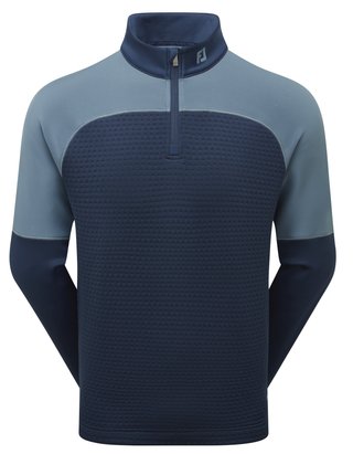 FootJoy ThermoSeries Jacquard Midlayer pánská mikina, navy slate