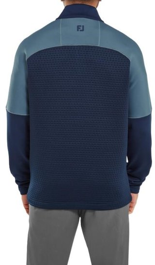 FootJoy ThermoSeries Jacquard Midlayer pánská mikina, navy slate