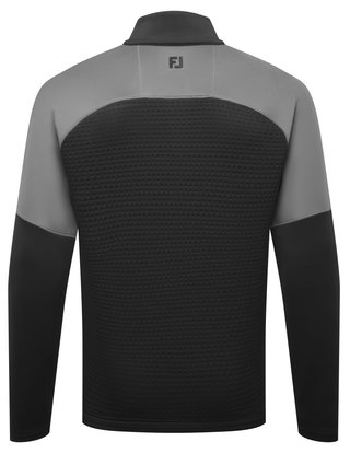 FootJoy ThermoSeries Jacquard Midlayer pánská mikina, černo/šedá