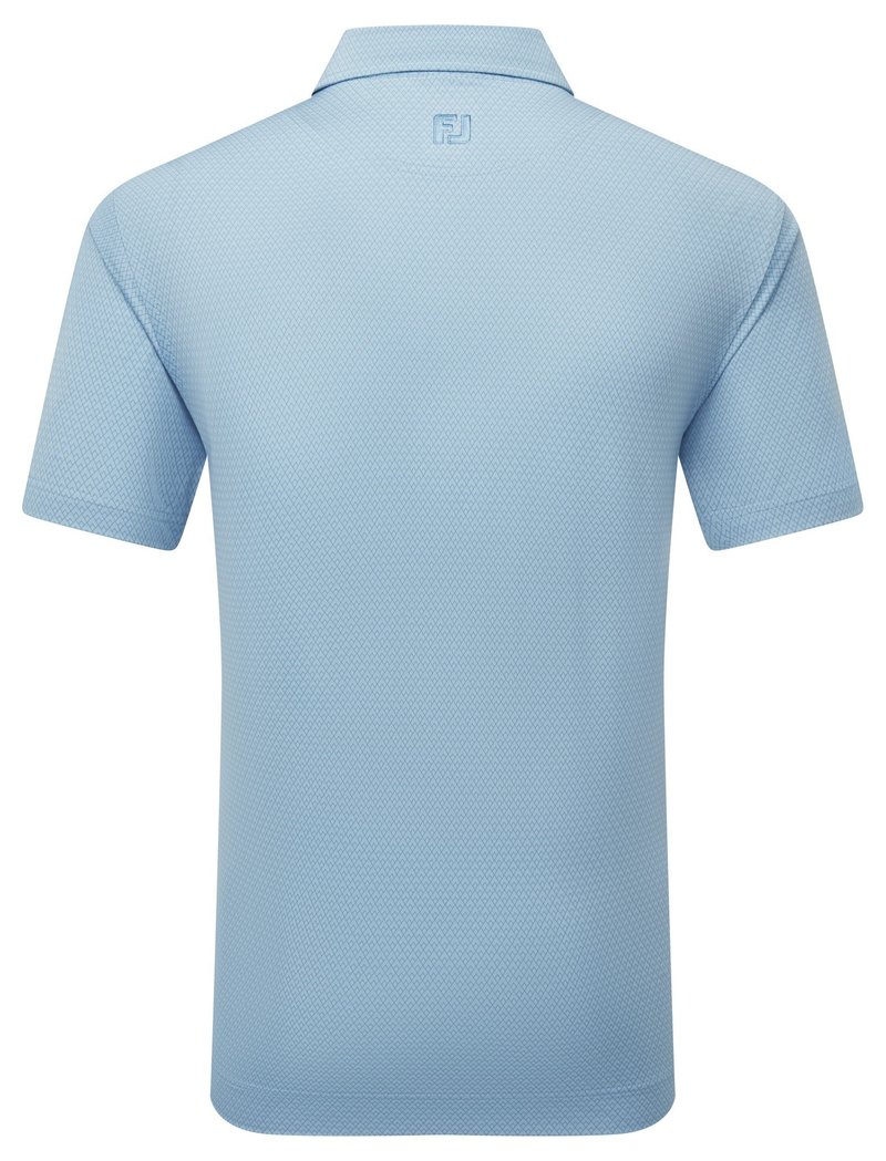 FootJoy Deco Diamond Print pánské polo, modré
