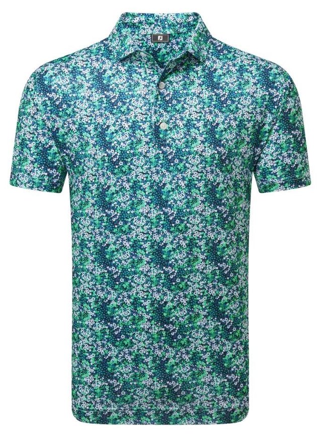 FootJoy Garden Print Lisle pánské polo, vícebarevné