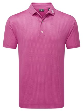 FootJoy ABACUS PRINT pánské polo, magenta