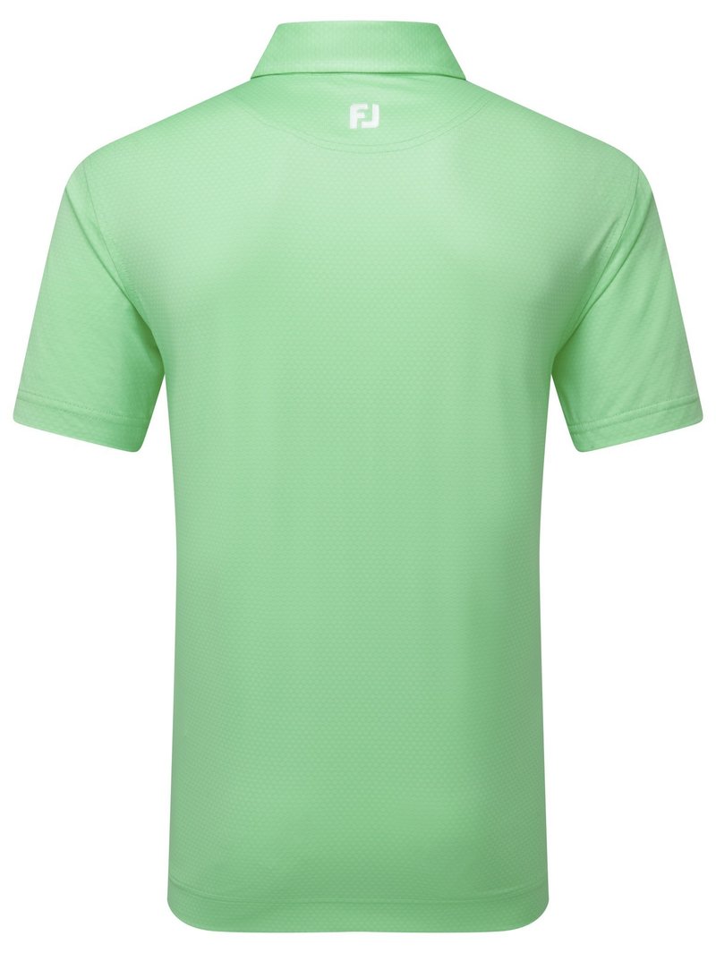 FootJoy ABACUS PRINT pánské polo, zelené