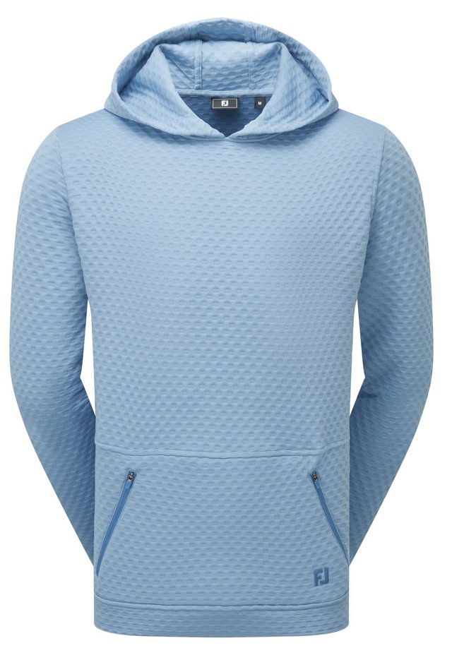 FootJoy Textured Knit Hoodie pánská mikina, modrá