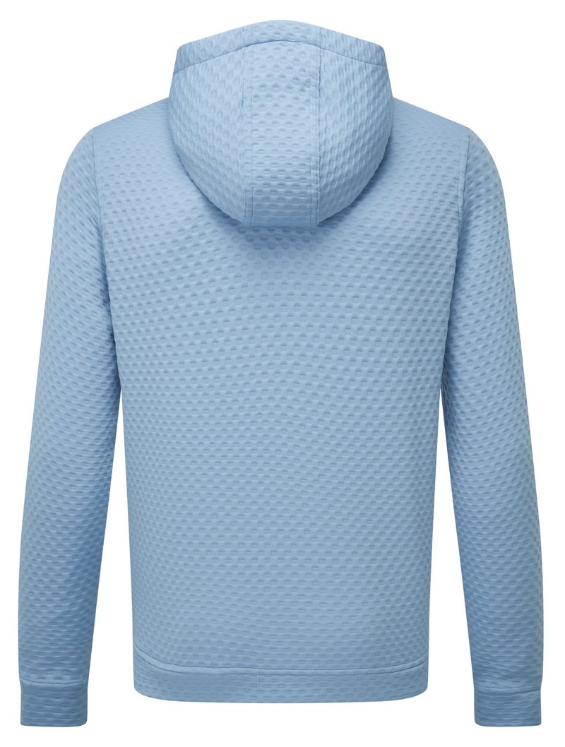 FootJoy Textured Knit Hoodie pánská mikina, modrá