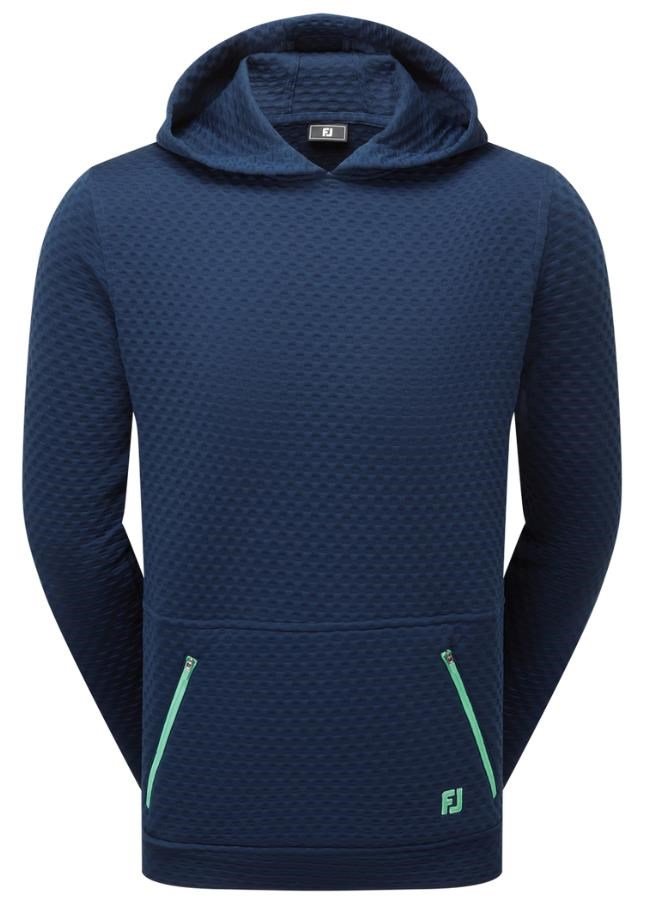FootJoy Textured Knit pánská mikina, tmavě modrá