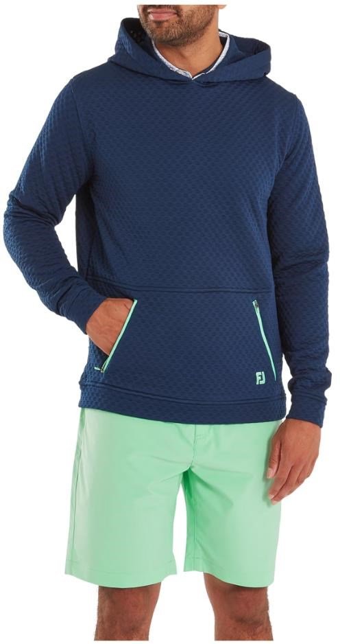 FootJoy Textured Knit pánská mikina, tmavě modrá