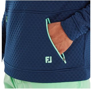 FootJoy Textured Knit pánská mikina, tmavě modrá