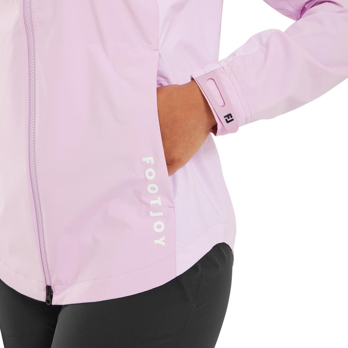 FootJoy HydroLite X dámská nepromokavá bunda, orchid/white dot