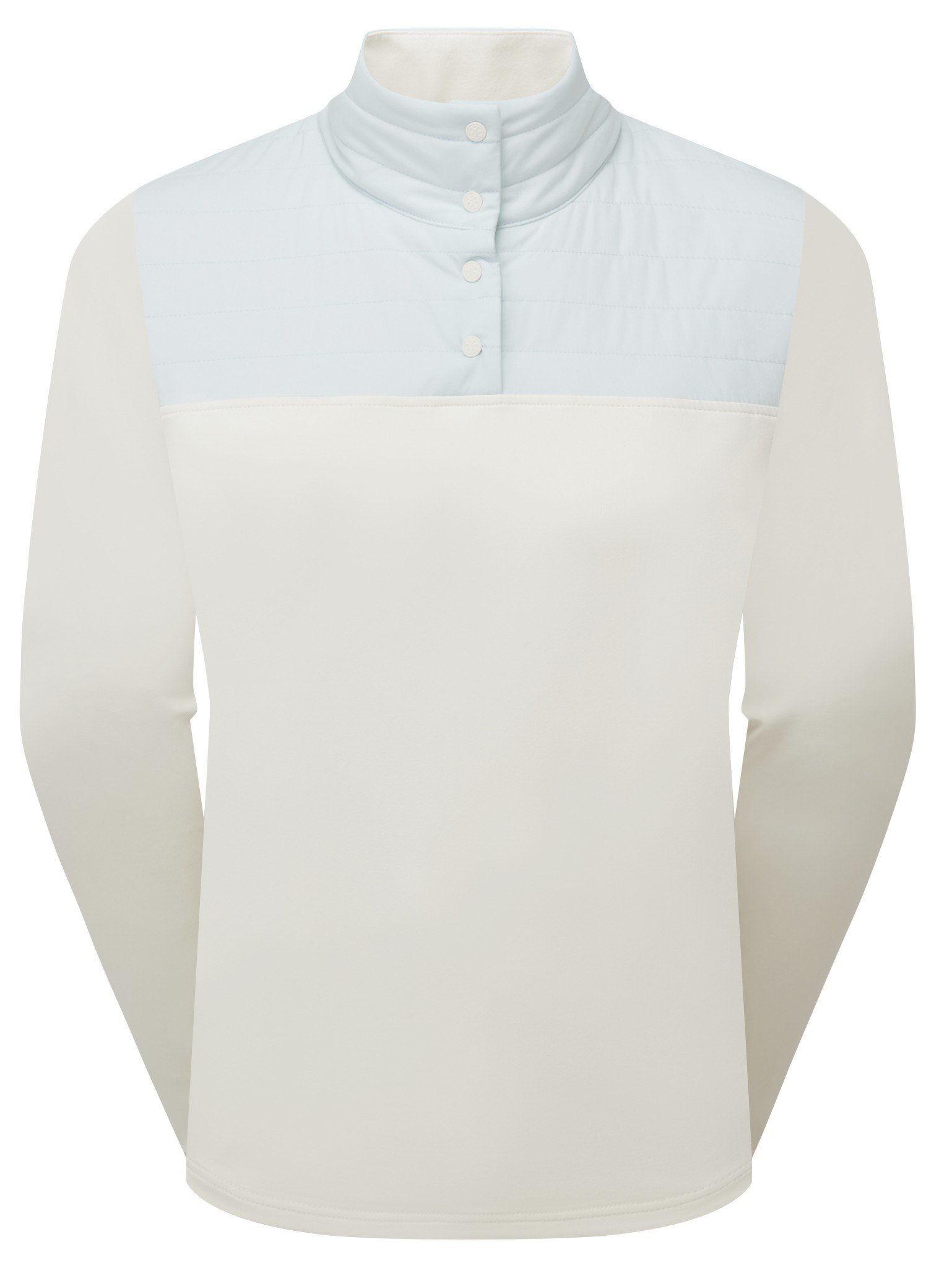 FootJoy ThermoSeries Hybrid Popover dámská mikina, off white/ice blue