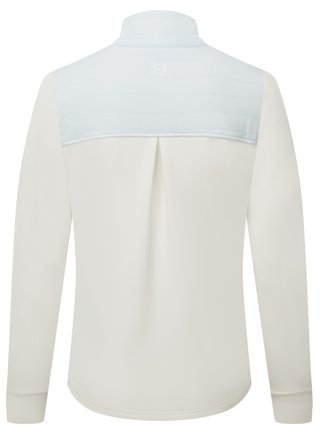 FootJoy ThermoSeries Hybrid Popover dámská mikina, off white/ice blue