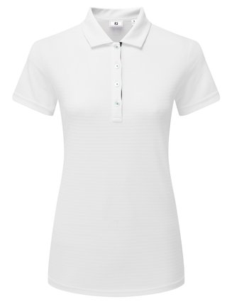 FootJoy JAQUARD STRIPE dámské polo, bílé