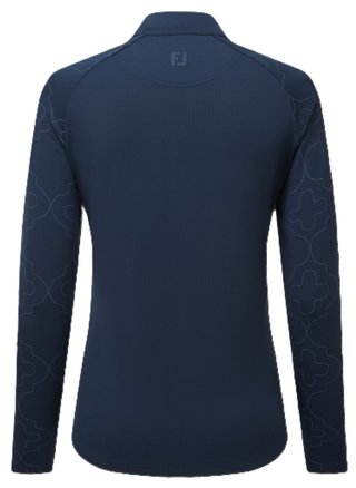 Midlayer Full Zip Printed Sleeve dámská mikina, modrá