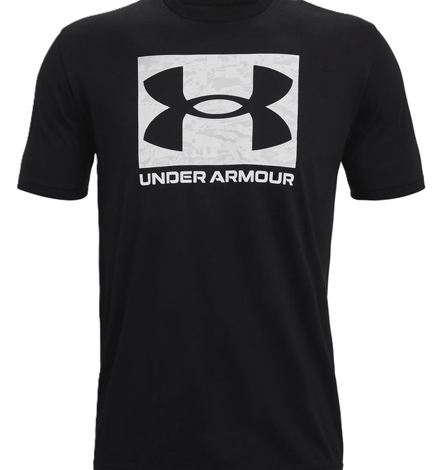 Under Armour ABC Camo Boxed Logo SS pánské tričko, černé
