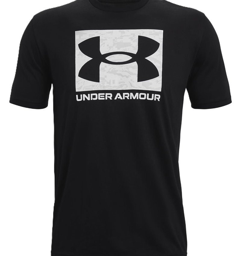 Under Armour ABC Camo Boxed Logo SS pánské tričko, černé