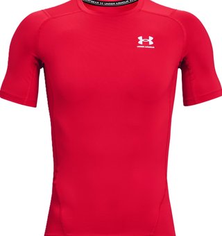 Under Armour HeatGear pánský kompresní top, červený