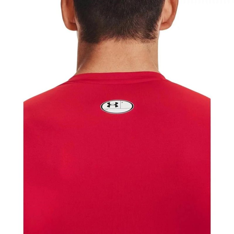 Under Armour HeatGear Comp pánský kompresní top, červený
