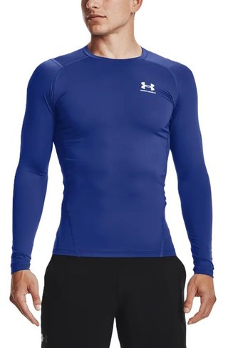 Under Armour HeatGear Comp pánský kompresní top, modré