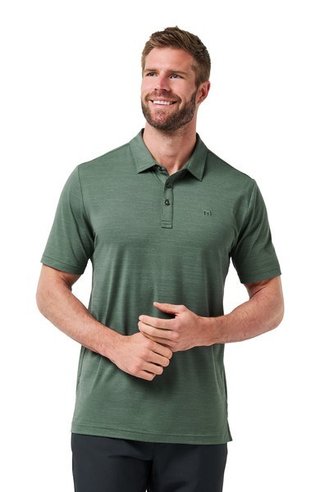 Travis Mathew The Heater pánské polo, balsam green
