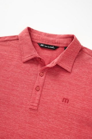 Travis Mathew The Heater pánské polo, heather scooter