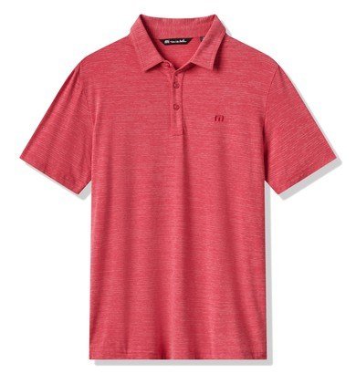 Travis Mathew The Heater pánské polo, heather scooter