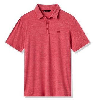 Travis Mathew The Heater pánské polo, heather scooter