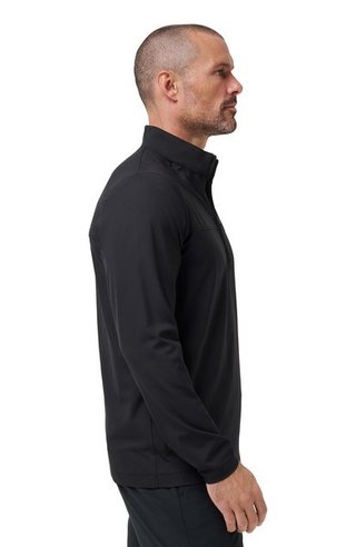 Travis Mathew Wanderlust quater zip pánská bunda, černá