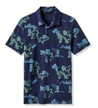 Travis Mathew Favorite Hello pánské polo, total eclipse