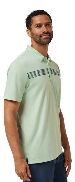 Travis Mathew River Boat pánské polo, aqua foam