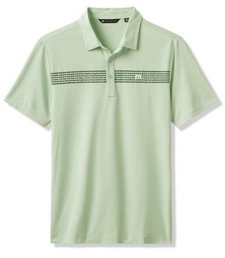 Travis Mathew River Boat pánské polo, aqua foam