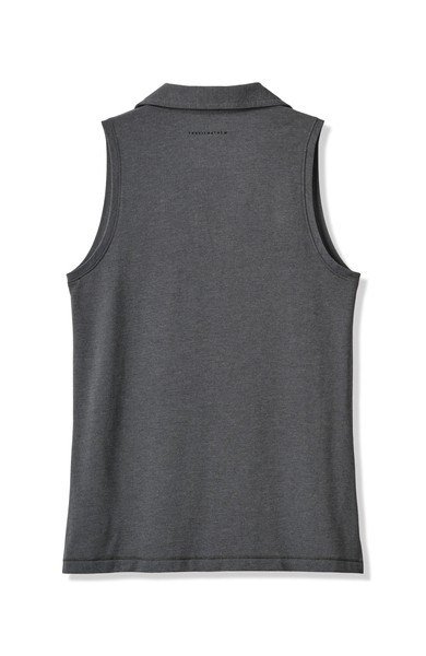 Travis Mathew Featherweight Active dámské polo bez rukávů, černé