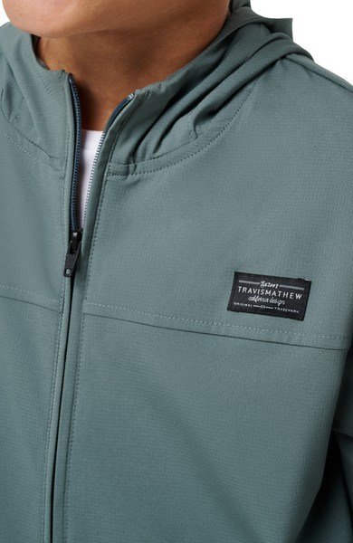 Travis Mathew Wanderlust dětská mikina, balsam green