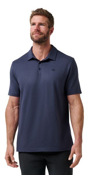Travis Mathew Featherweight Performance pánské polo, total eclipse
