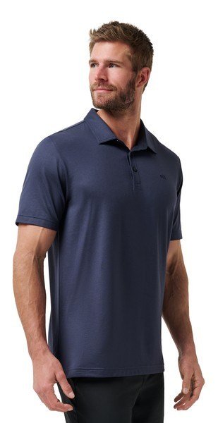 Travis Mathew Featherweight Performance pánské polo, total eclipse
