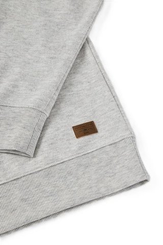 Travis Mathew Cloud 1/4 zip pánský svetr, šedý