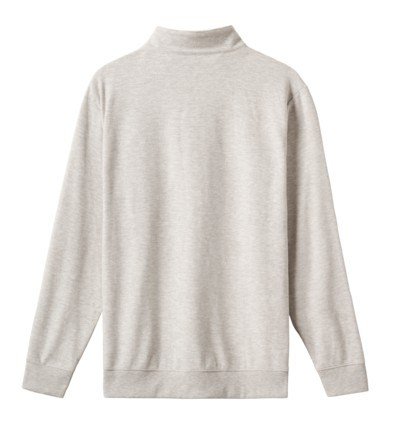 Travis Mathew Cloud 1/4 zip pánský svetr, šedý