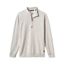 Travis Mathew Cloud 1/4 zip pánský svetr, šedý
