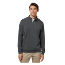 Travis Mathew Cloud 1/4 zip pánský svetr, černý