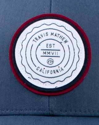Travis Mathew The Patch dětská kšiltovka, modrá