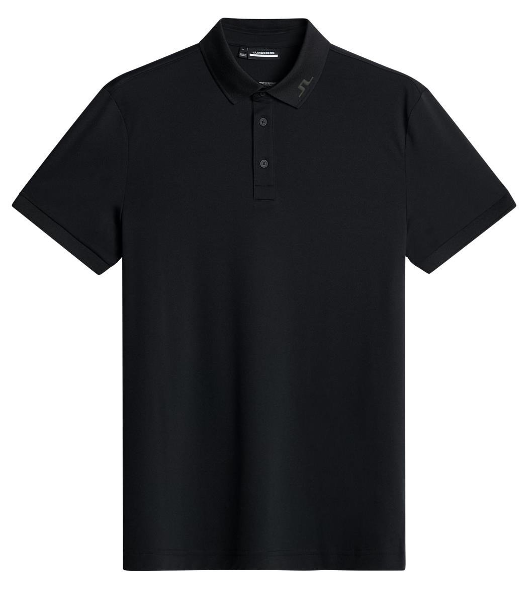 J.Lindeberg KV Print pánské polo, černé