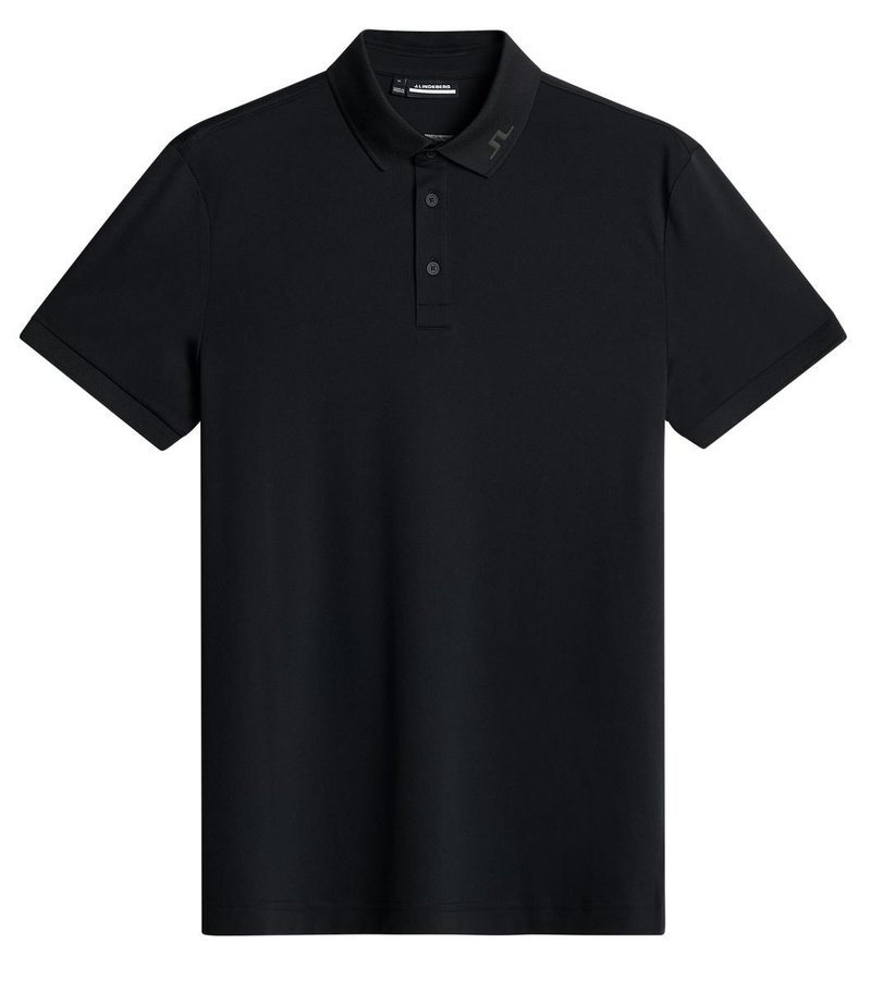 J.Lindeberg KV Print pánské polo, černé