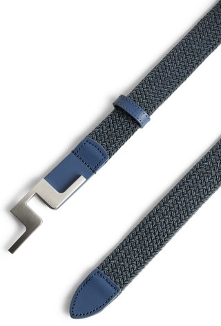 J.Lindeberg Lykke Braided dámský opasek, vintage indigo