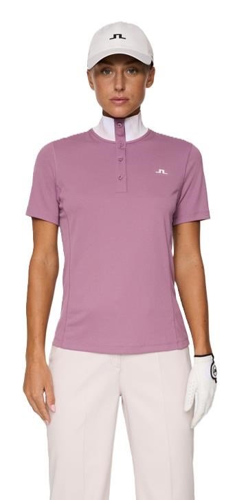 J.Lindeberg Piper dámské polo, very grape