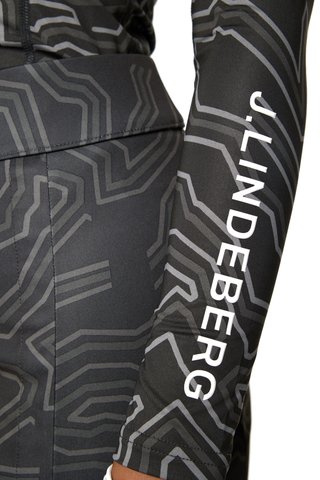 J.Lindeberg Ella Print Compression dámské tričko, asphalt